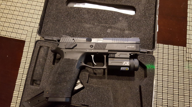LS008G-A Ultra COMPACT Pistol Green Laser Sight for 45acp Taurus