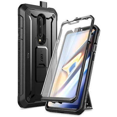Handyhülle für OnePlus 7 Pro Supcase Case Cover Futeral Etui Schutzhülle Schwarz