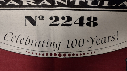 Vtg Fort Worth Texas 100 Years Tarantula Steam Train Heavy Graphic Bandana 21-21 - Picture 7 of 9