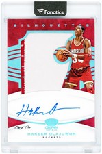 Hakeem Olajuwon Rockets Signed 2020-21 Panini Crown Royale #SL-HOW #1/1 Card