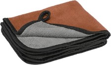 MECCANIXITY Microfiber Cleaning Cloths 12 x 16 Inch Guitar 30cm x 40cm, Brown