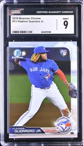 Vladimir Guerrero Jr. 2019 Bowman Chrome #73 RC CGC 9 Toronto Blue Jays