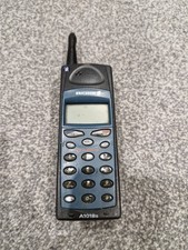 1998 Ericsson A1018s - Blue GSM Brick Mobile Phone + Big Battery retro prop