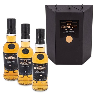 (150,00 /1,0l) The Glenlivet Spectra Whisky 3*0,2 l  0,6 40% Vol.