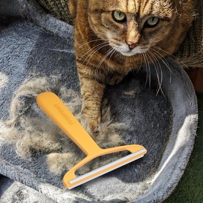 Fursprint Pro Pet Hair Removal Tool   Dog & Cat Scraper for Orange 