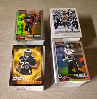 Topps NFL Flagship 2026 470 Karten Lot Rc holo fs att