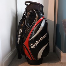Taylormade Cart Bag / Black & Red + Strap + 14 -Way Divider