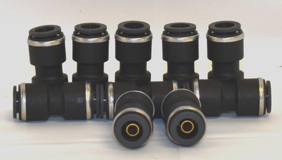 MHDB8001C DOT Push Lock Composite Tube Fitting, 1/4 In. Tube Size - (10)