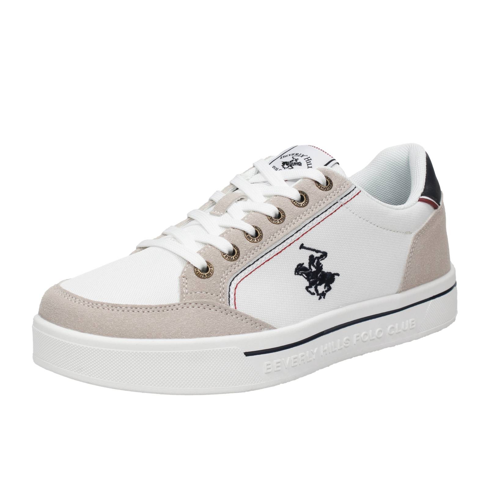 Beverly Hills Polo Club Lincoln Mix - Low Canvas Sneaker weiß - Größe 40