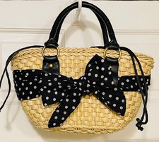 VTG Straw Purse/ Handbag