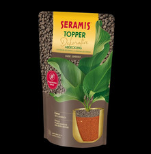 Seramis Topper Espresso 1 L Abdeckung Granulat Blähton Trauermücken-Schutz Deko