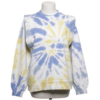 Pull & Bear, Sweatshirt, Größe: S, Blau/Gelb/Weiß, Print, Damen #PZu