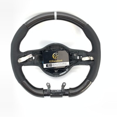 For Mercedes Benz A35 W177 GT C190 C63S W205 809 AMG Carbon Fiber Steering Wheel