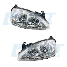 Hauptscheinwerfer H7 links + rechts passend für Opel Corsa ab BJ 07/2003 Combo