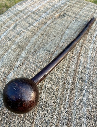 Vintage Antique South African Zulu Tribal Wooden Knobkerrie Club - Picture 1 of 6