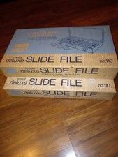 Logan 110 Deluxe Slide File Lot Of 2 2x2 35mm