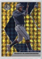 2021 Panini Mosaic Rookie Reactive Yellow Prizm Travis Blankenhorn #272 11ur