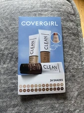 CoverGirl Clean Invisible Foundation, Medium- Deep Tones Samples