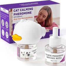 New Best Cat Calming Pheromone Diffuser Kit for Cat/Kitten Anxiety Relief Stress