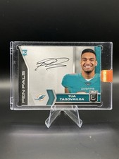 Tua Tagovailoa 2020 Panini Donruss Elite #PP2 Pen Pals Rookie Auto Card. rookie card picture