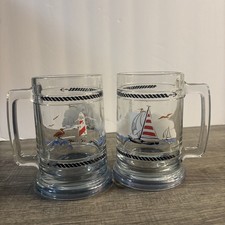 2RARE Vintage Princess House Colonial Beer Mu...