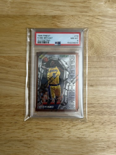1996 Topps Finest Kobe Bryant #74 RC PSA 8
