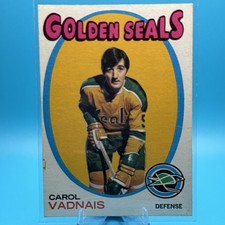 1971-72 Topps #46 Carol Vadnais - VG