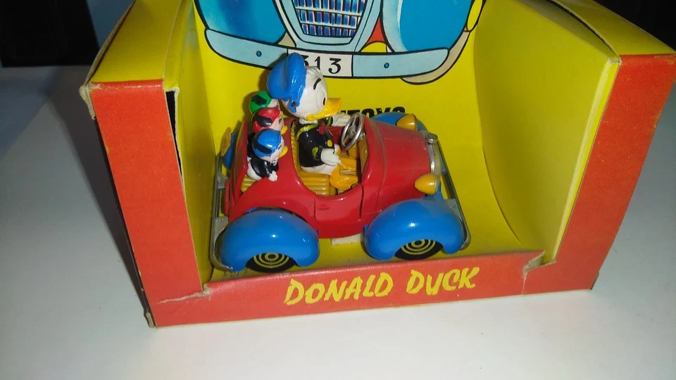 POLITOYS 554 PAPERINO 1^ SERIE 313 DISNEY DONALD DUCK POLISTIL - Immagine 3 di 4