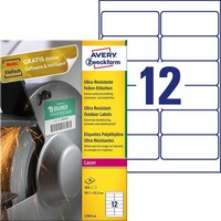 Avery Zweckform Ultra-Resistente Folien-Etiketten 99,1 X 42,3 Mm 480 Etiketten
