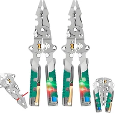 DIY -Portable Multi-Functional Fold Wire Stripper Scissor With Electrical Test