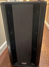 QSC KSub Active Subwoofer 1kW RMS Black w/ Casters, XLR Inputs