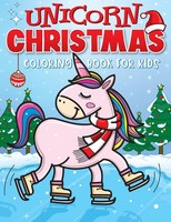 Unicorn Christmas Coloring Book For Kids Big Dreams Art Supplies Taschenbuch