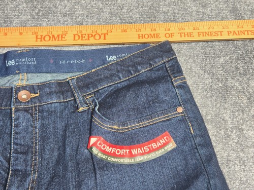 Lee Jeans Femme 20W Bleu Moyen Confort Taille Bootcut Stretch Denim Neuf Étiquettes - Photo 10/12