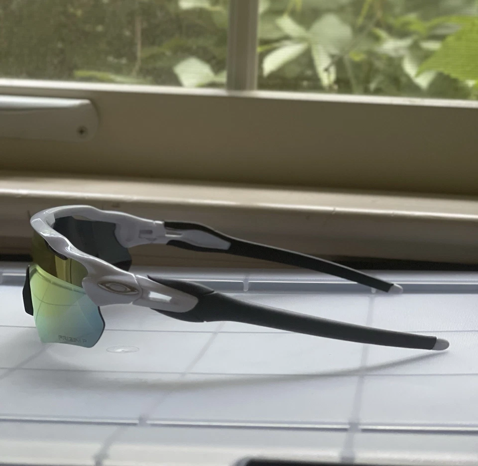 Nuevas gafas de sol Oakley Radar Ev Path Prizm lentes rojas con marco blanco 009208 Foto 4 de 4