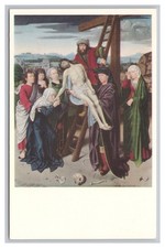 Deposition Gerald David Christian Painting Metropolitan Museum Art NY Postcard