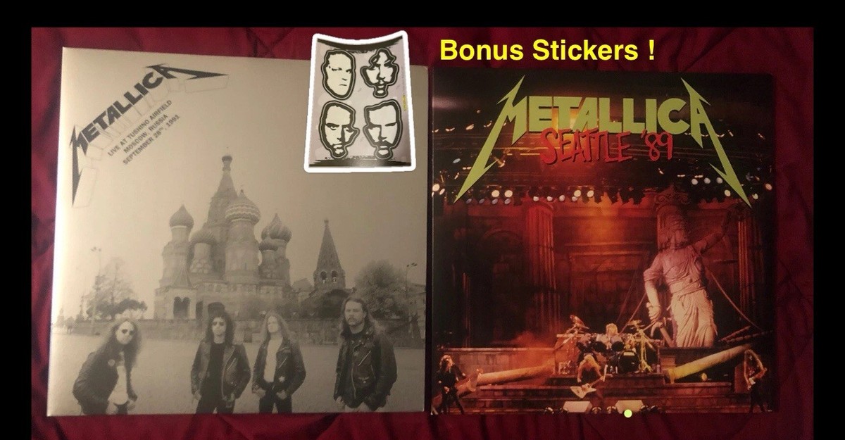 METALLICA 5LP Vinyl Set : SEATTLE '89 3LP / Russia '91 2LP