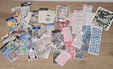 Lot Of Scrapbooking / Craft /Journaling Stickers / Paper /Cut Outs, Bundle