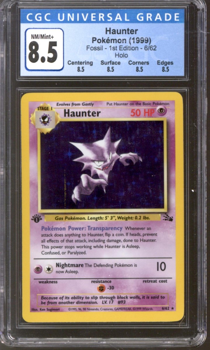 ポケモン - Haunter ゴースト 1ED 1st Edition 英語版 6/62 ポケモン - Haunter ゴースト 1ED 1st Edition 英語版 6/62