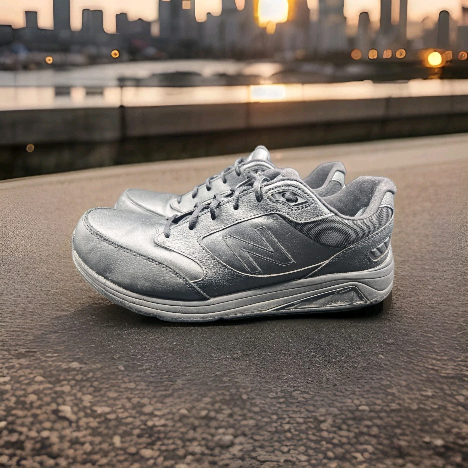 YEEZY Scarpe da passeggio uomo New Balance 928v3 in pelle nera taglia 15