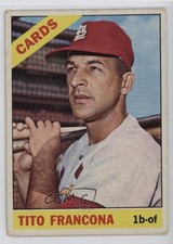 1966 Topps Tito Francona #163 15wb
