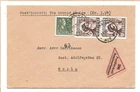 Sweden 1941 Cash on Delivery letter Sancta Brigitta stamp postage 35 öre Bridget