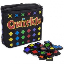 MindWare Qwirkle Travel Size Strategy and Logic Family Game - Mix, Match, Score