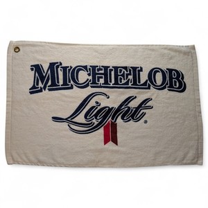 Michelob Light Beer Breweriana Collectible 100% Cotton Golf Towel 1888 Mills