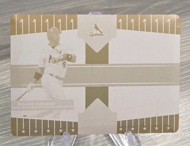 Roger Cedeno 2005 Donruss Champions Druckplatte 1/1 #413 St. Louis Cardinals