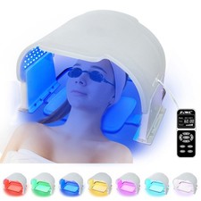 7 Colors Red Led Light Face Mask Device Phototherapy for Repair Damaged Skin