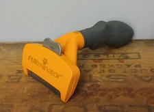 Furminator DeShedding Brush Tool for Medium Shorthaired Dogs - Push Button Clean