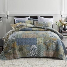 California King Quilt Size - 100 Cotton Oversized California Comforter Set