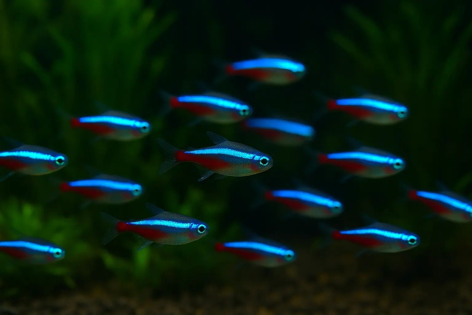 (10) Neon Tetra (PARACHEIRODON INNESI) Live Arrival Guarantee
