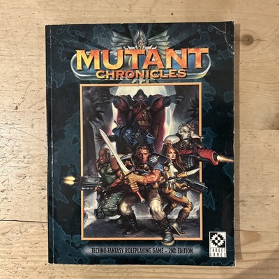 Mutant Chronicles (2nd Edition) Techno Fantasy Role Playing Game 1997 #9010 Rare