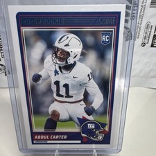 Panini 2025 Score Abdul Carter Penn State Giants Rookie #16 Football Card